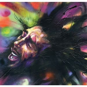 Bob Marley Art Print - Art Poster - Wall Art - Wall Decor - Spray Paint Art - Mixed Media Art - "Marley" by Swartz Brothers Art
