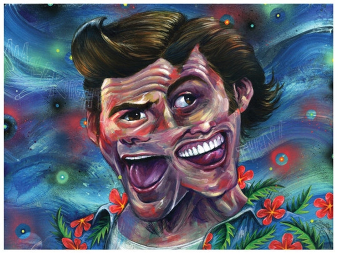 Jim Carrey Art Print Celebrity Artwork Wall Art Wall Decor Art Poster