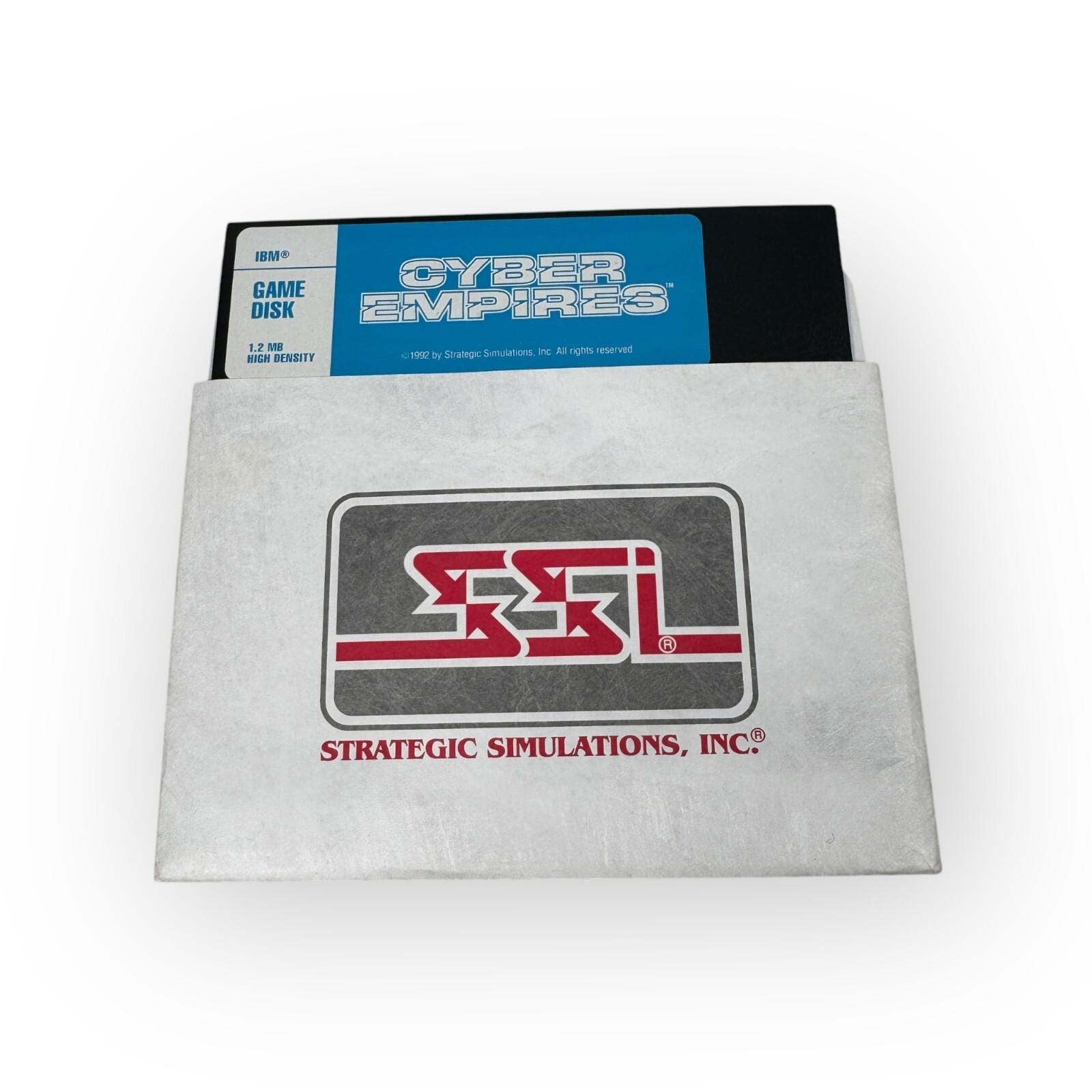 Cyber Empires Ssi Strategy Game for Ibm Pc Ms-dos 5.25