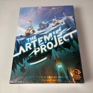 Brädspelet Artemis Project SÄLLSYNT Galileo Pledge Kickstarter-version förseglad