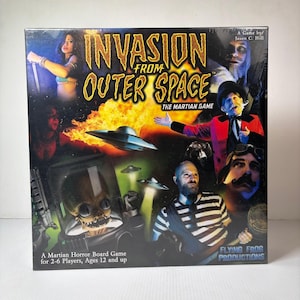 Invasion From Outer Space Flying Frog Productions Board Game Sealed
