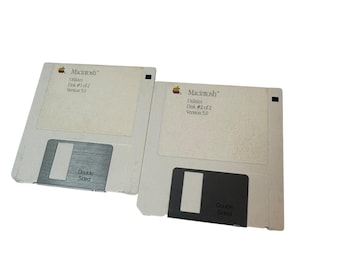 Vintage Macintosh Utilities Version 5.0 Disk Set 1 & 2 OEM System