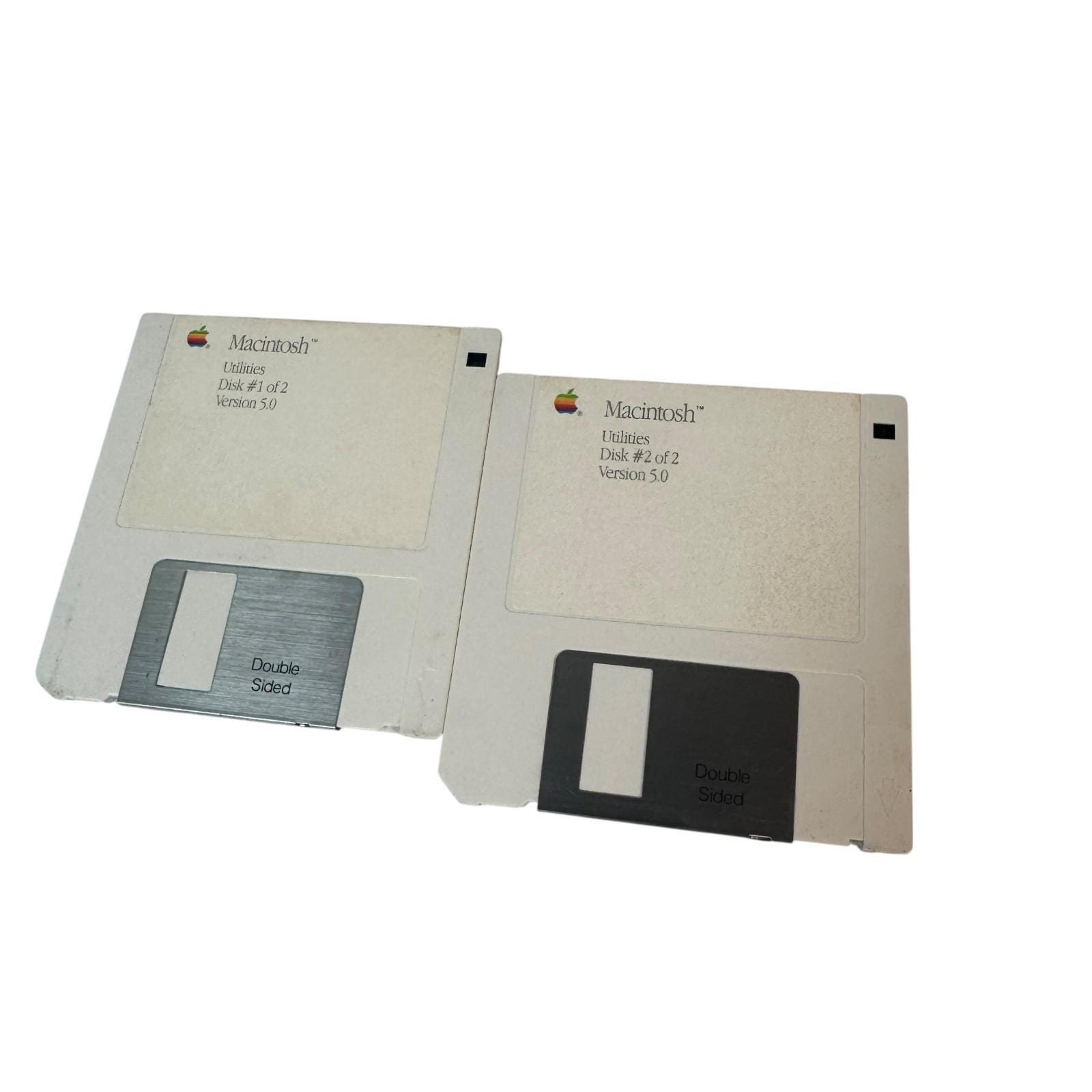 Vintage Macintosh Utilities Version 5.0 Disk Set 1 & 2 OEM System