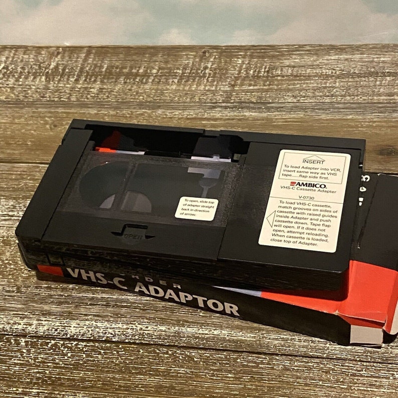 Ambico Camcorder VHSC to VHS Adapter V0730 Etsy