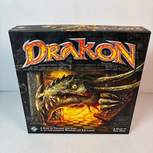 Drakon Fantasy Flight Games Board Game 2-6 Players Ages 14+ Modular Tile Game
