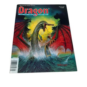 Vintage Dragon Magazine Issue 165 Fantasy RPG Dungeons Dragons July 1991 TSR