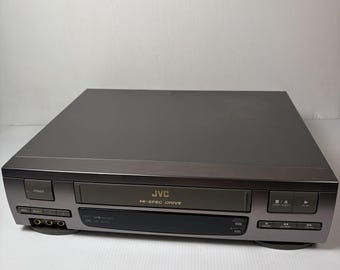 As Is Jvc Hr-J610u 4-Head Vhs Vcr Hi-Spec Drive (Turns Off After Power On)
