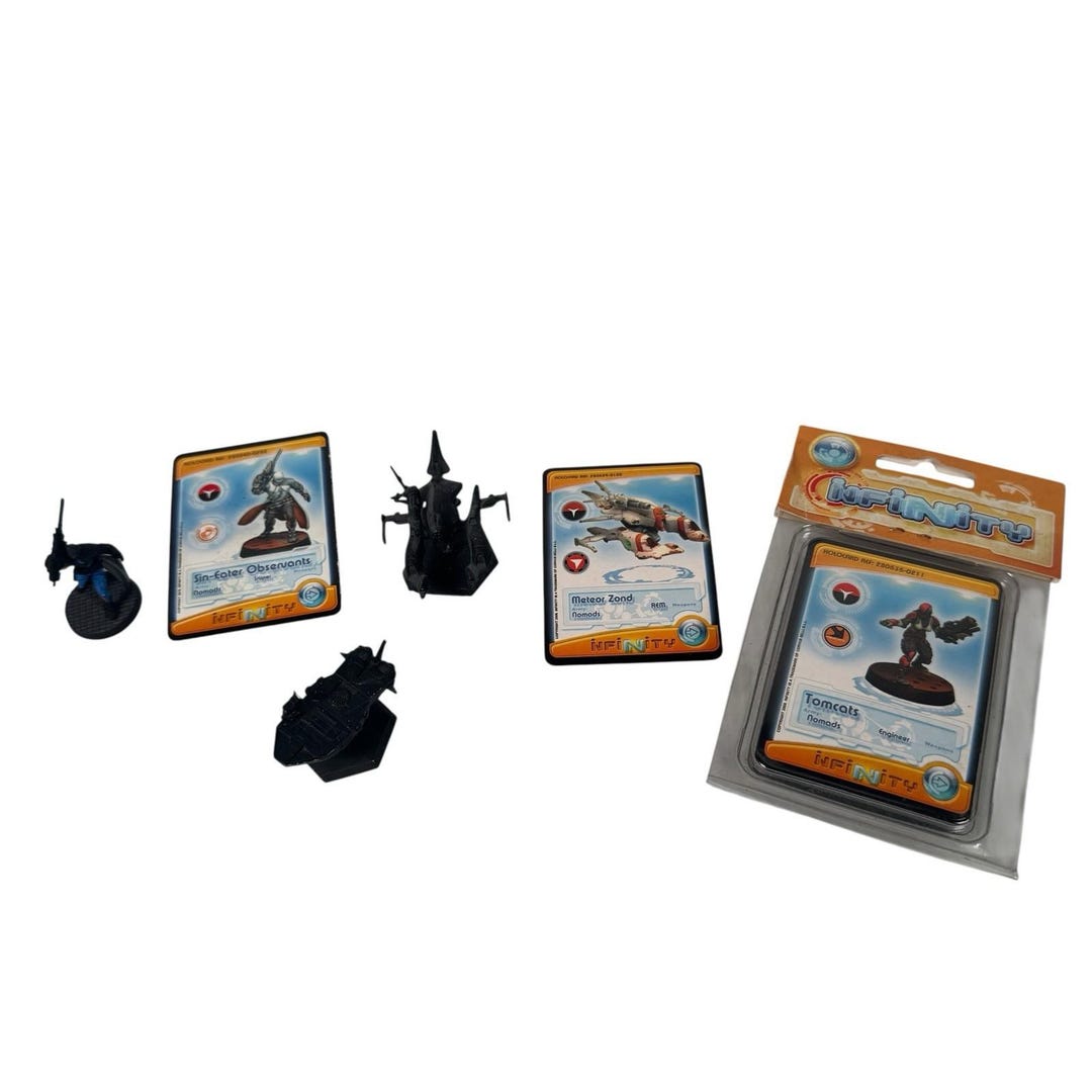 Meteor Zond Infinity Miniatures Lot of 4 Figures Meteor Zond, Tomcats Engineer ...