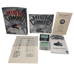 High Command Europe 1939-45 Big Box PC DOS War Game met 3,5" schijven, compleet 1993