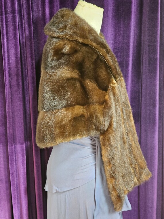 1950s Vintage Fur Stole, Kent Fisher Furs, Baltimore Gem