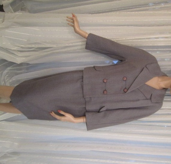 Vintage Grey Wool Suit, Donnybrook Original, ca 19