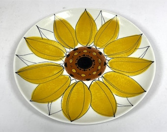Vintage Arabia Sunflower Plate Hilkka Lisa Ahola - Etsy