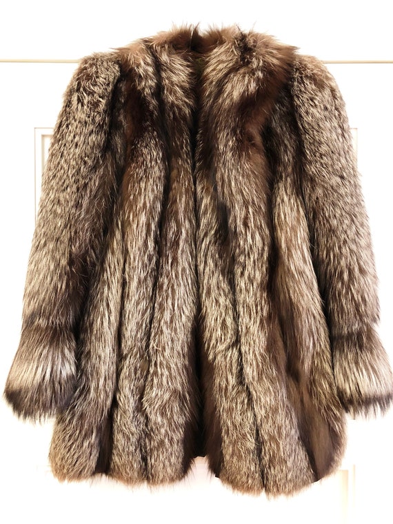 Vintage Fox Fur Jacket, Yeager's, ca 1940s - Gem