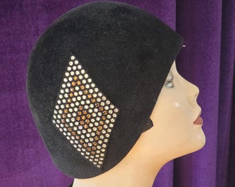 Frank Olive 1980s Vintage Silver Metallic Straw Cut-out Wide  display picture 3