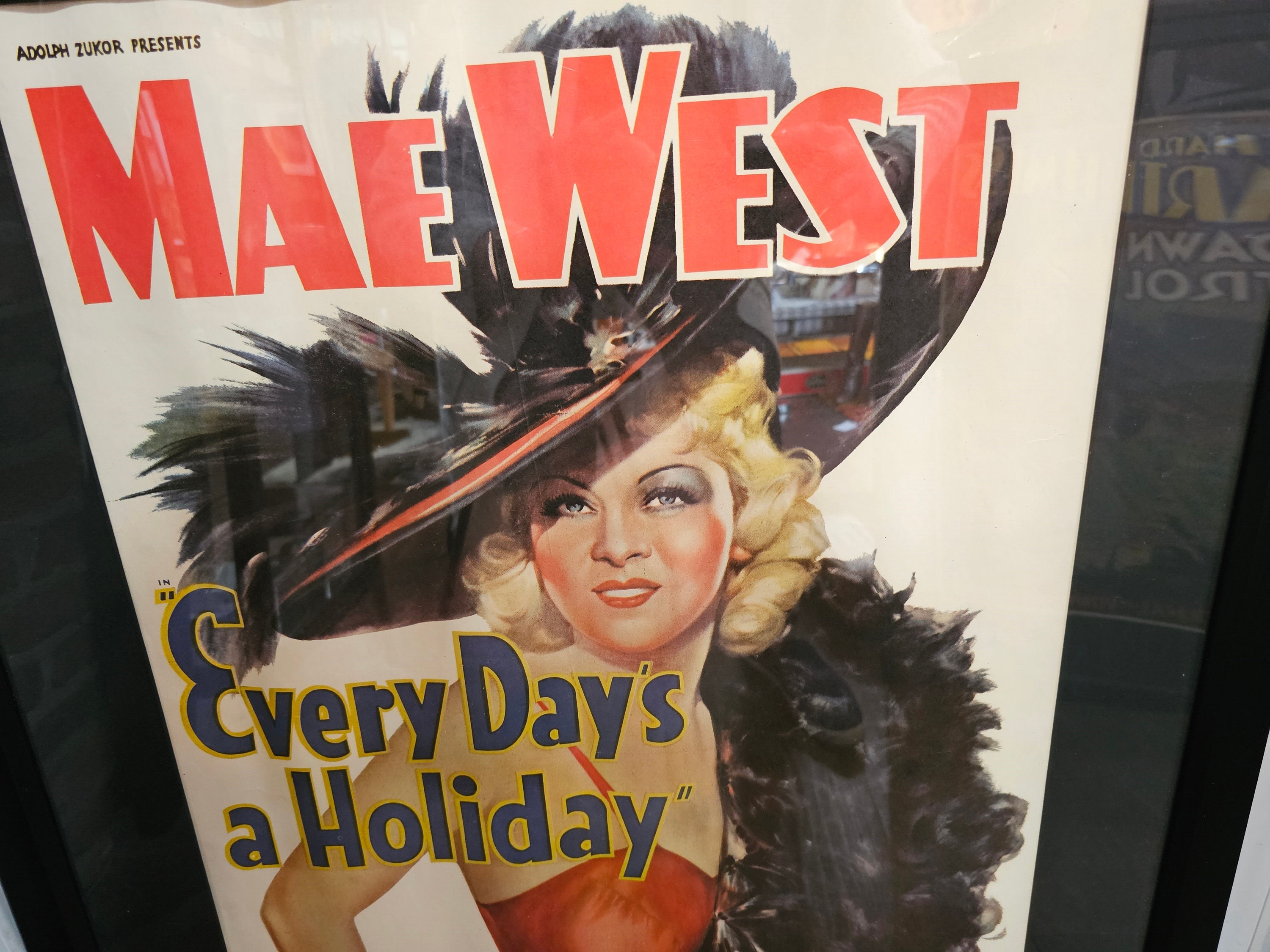 Original Movie Poster, Framed and Matted, Every Day's a Holiday