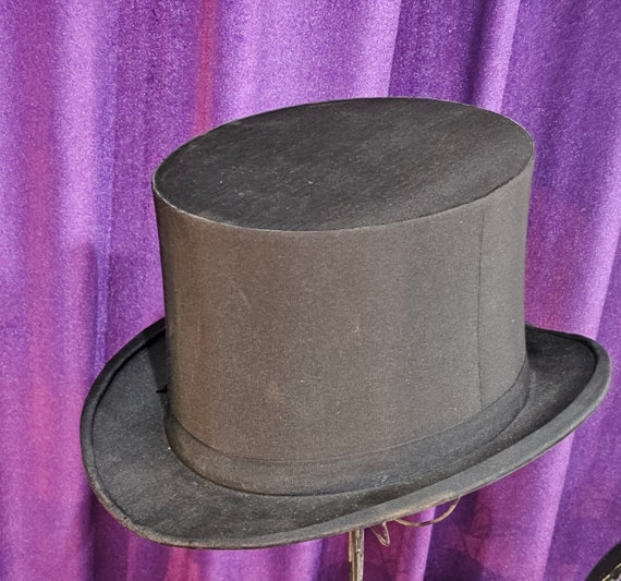vintage silk top hat - Gem