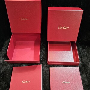 Cartier Presentation Leve Bracelet Boxes, Collection of 3 and 2 Outer Boxes image 3