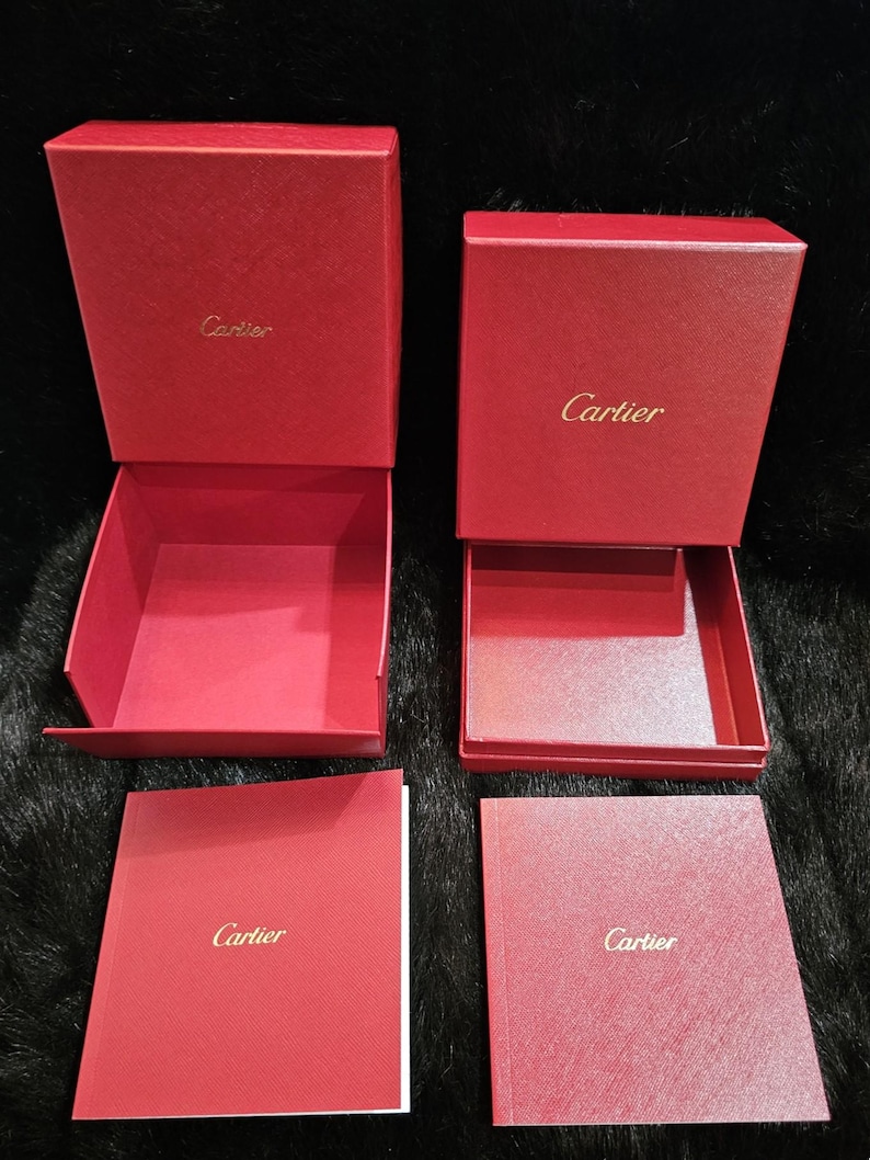 Cartier Presentation Leve Bracelet Boxes, Collection of 3 and 2 Outer Boxes image 3