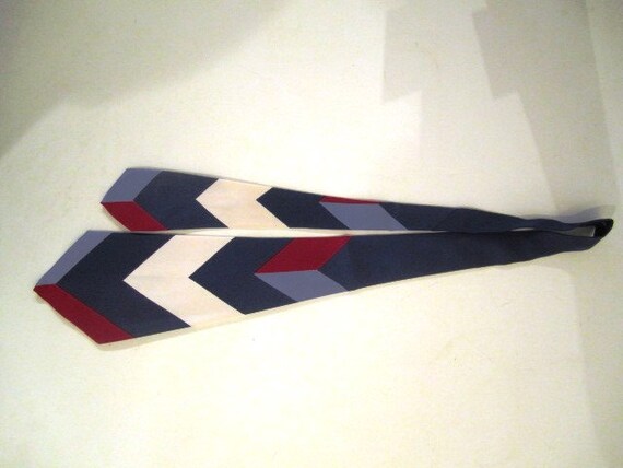 Vintage Navy Blue, Red, White and Gun Powder Blue
