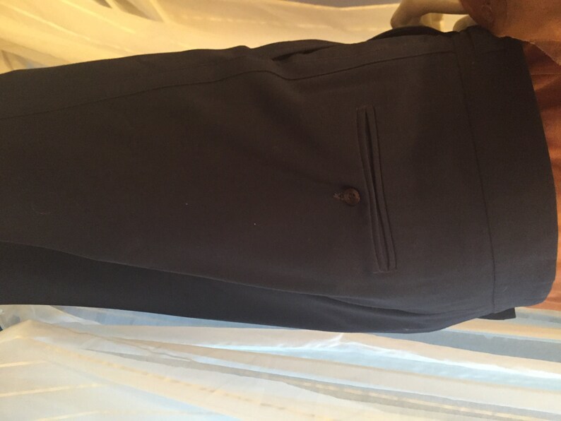 navy blue tuxedo pants