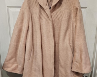 1950s Vintage Pale Rose Wool Swing Jacket