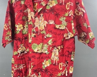 1960s Vintage Short Sleeve Shirt, Kikane Fashion, Honolulu