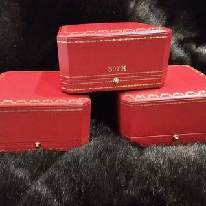 Cartier Presentation Leve Bracelet Boxes, Collection of 3 and 2 Outer Boxes image 1