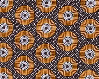 shipped from USA Brown small print shweshwe fabric from South Africa sold by the HALF yard