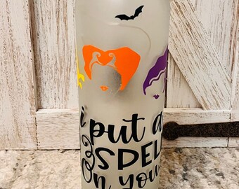 Hocus Pocus Inspired Halloween I Put A Spell On You Light Up Fairy Bottle