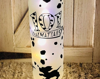 101 Dalmatians Light Up GlassBottle