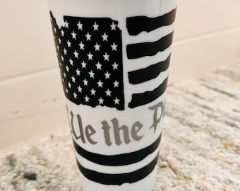 USA America Vinyl Travel Mug Cup