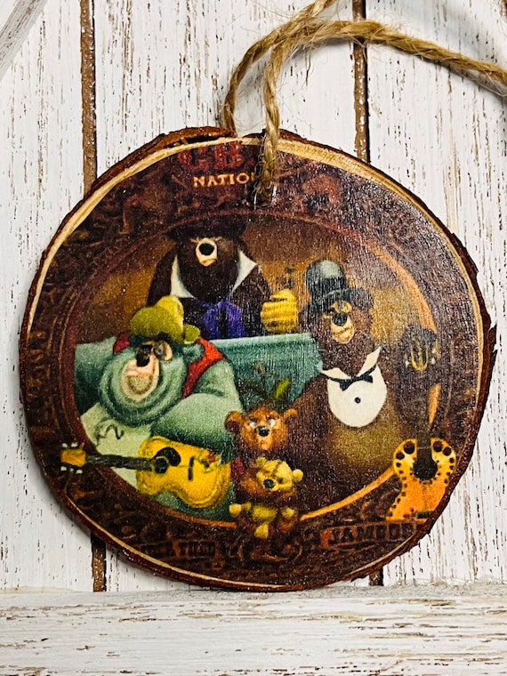 Country Bears Jamboree Inspired Double Sided Wood Christmas