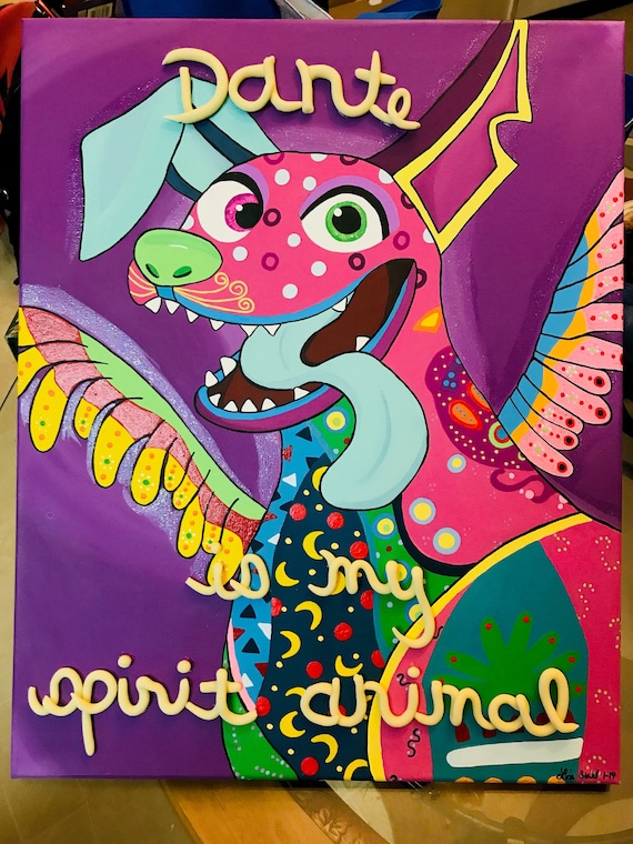 Coco Pepita And Dante Coco Inspired Dante Canvas Painting