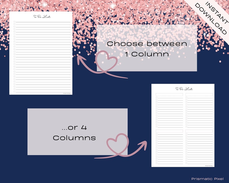 CLASSIC Happy Planner to Do List, Classic Happy Planner Checklist