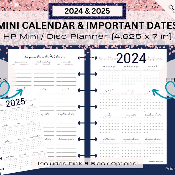 Happy Planner 2024 Calendar Etsy