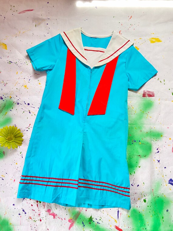 Blue sailor jumpsuit