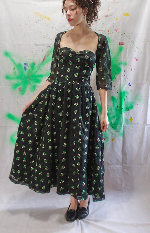 True 1950s Vintage Tea Dress