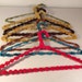 Vintage Crocheted Clothes Hangers, Vintage Covered Clothes Hangers