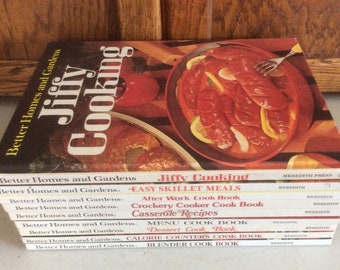 Items Similar To Five Better Homes Gardens Cookbooks Menu