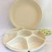 Vintage Tupperware Vegie and Dip Server/ Vintage Tupperware 7 Sectioned Container