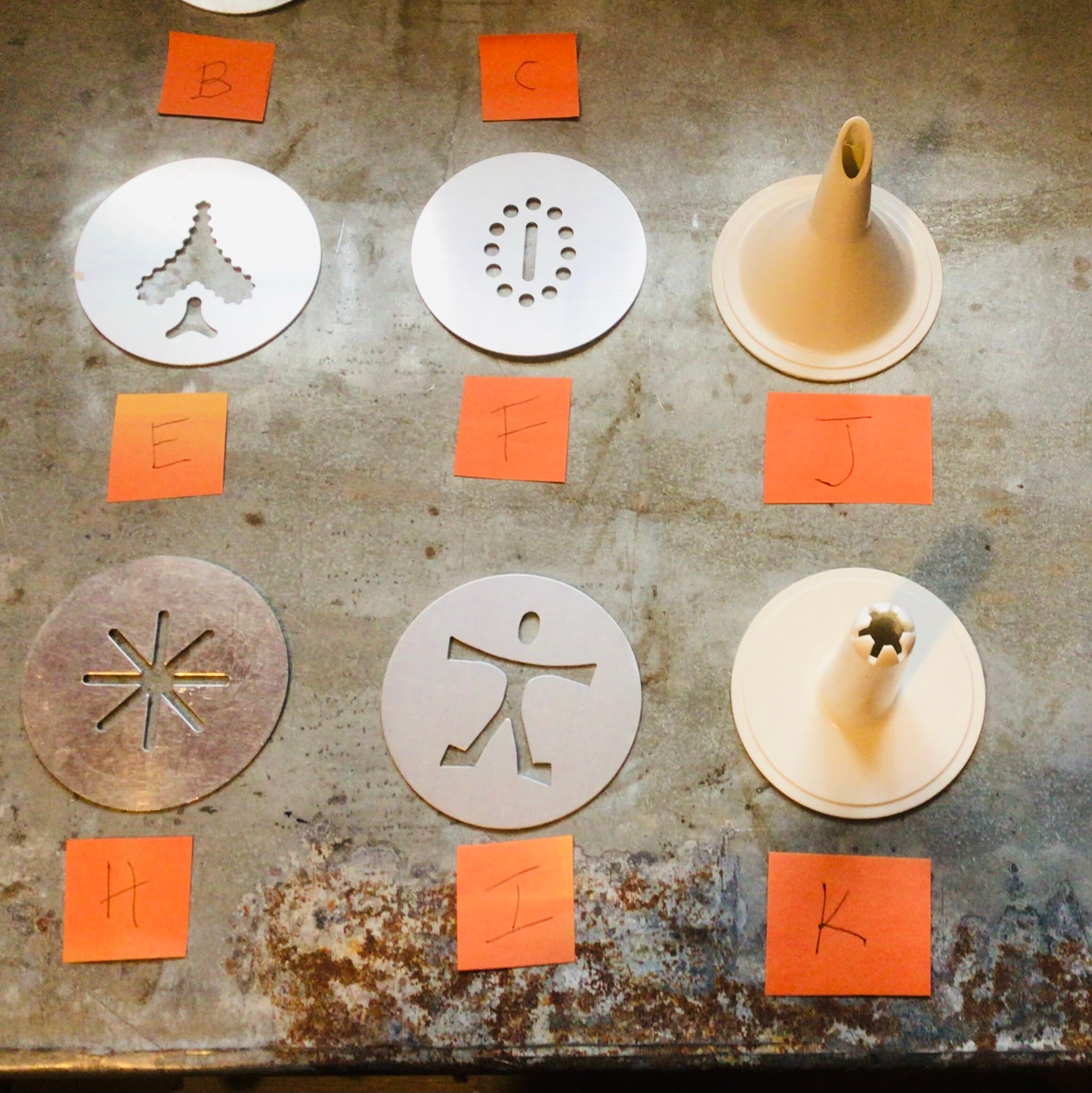 Vintage Cookie Press Replacement Discs 2.25 Spritz Etsy