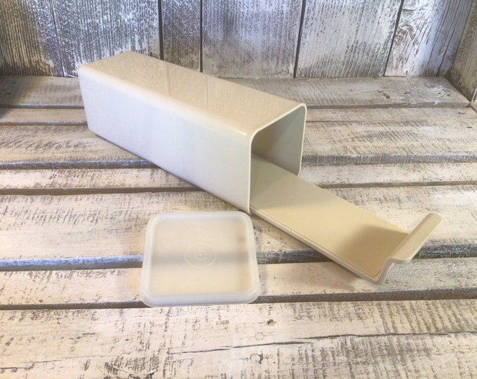 Vintage Tupperware Cheese Keeper Container 3 Piece in Almond Etsy