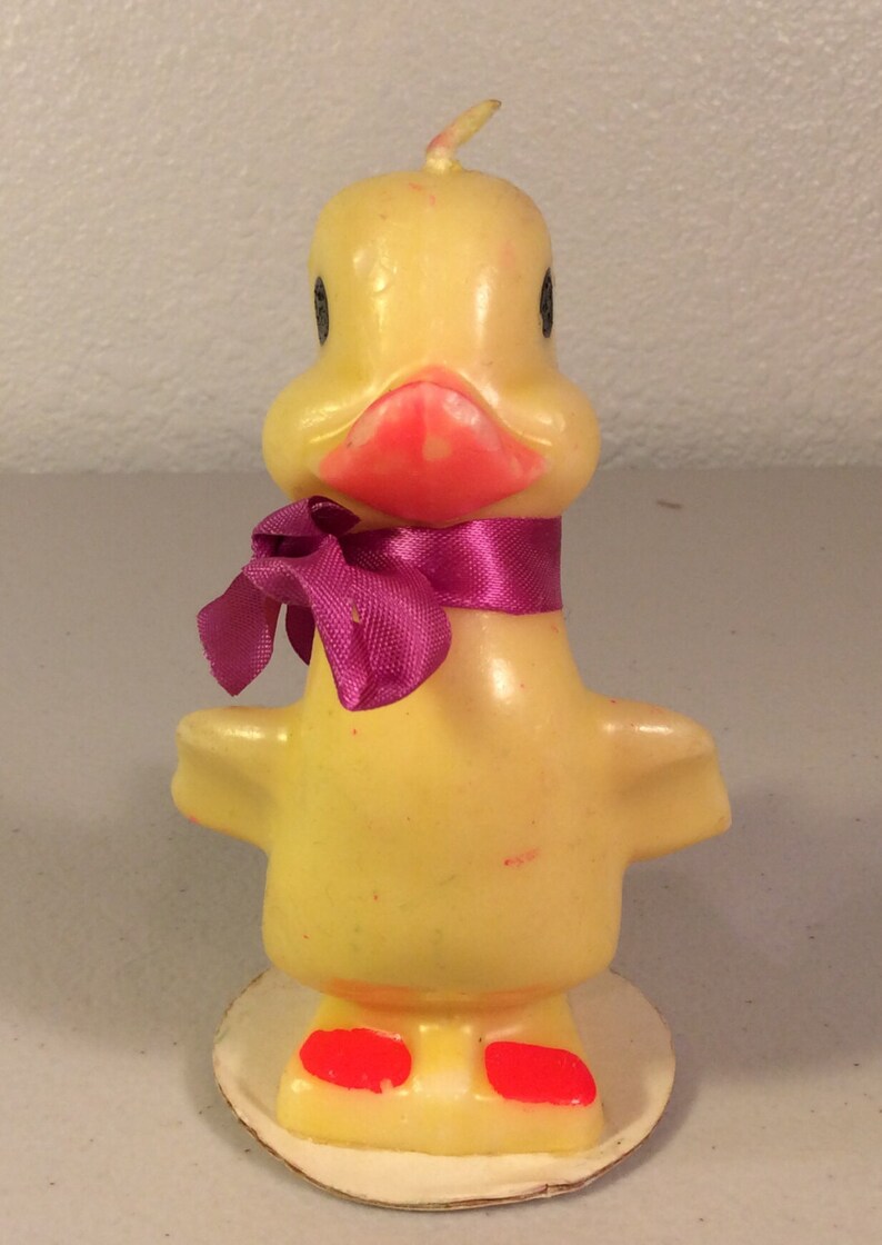 Vintage Gurley Duck Candle Gurley Easter Candle Etsy