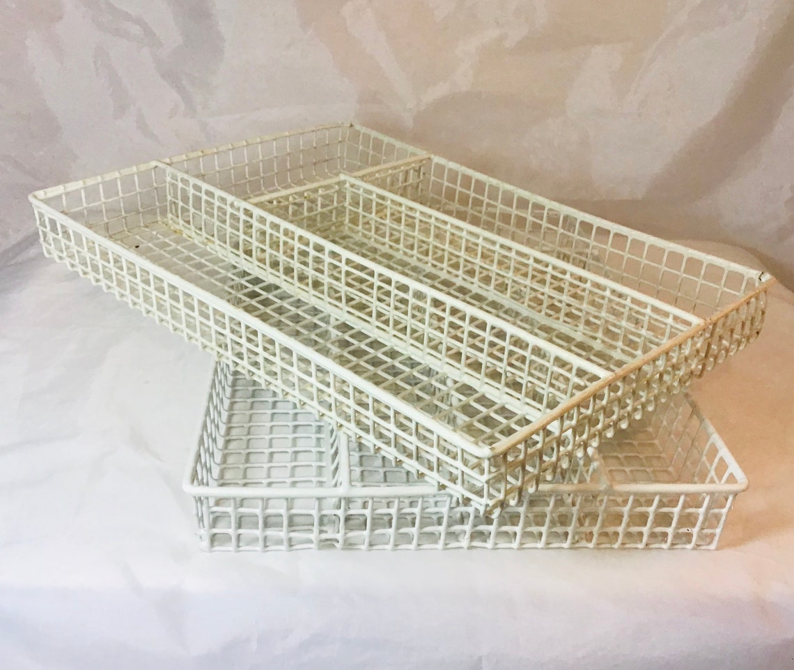 wire silverware tray