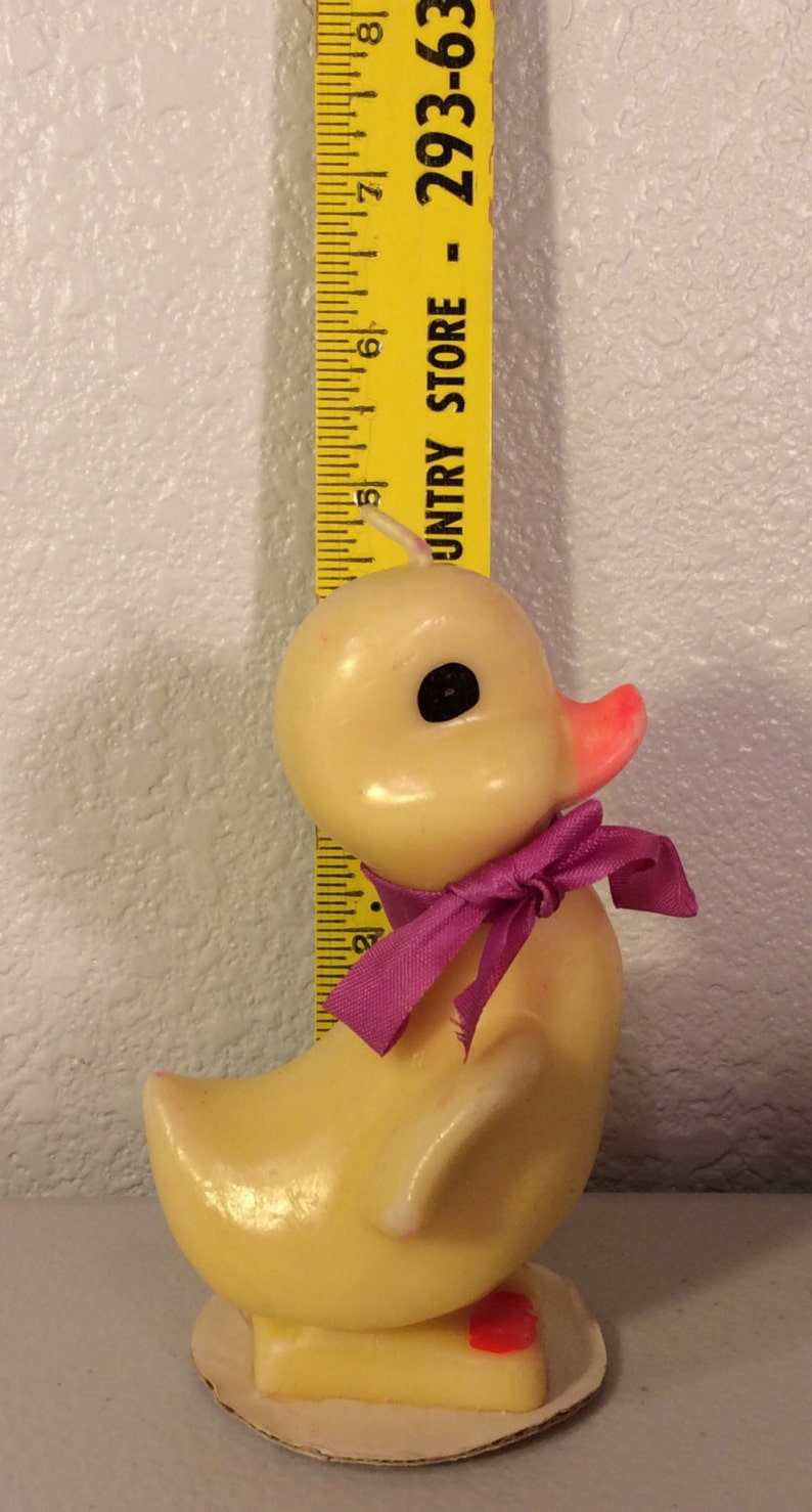 Vintage Gurley Duck Candle Gurley Easter Candle Etsy