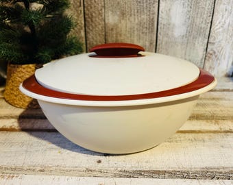 Vintage Tupperware Insulated Oval Server Microwaveable 3 Pc