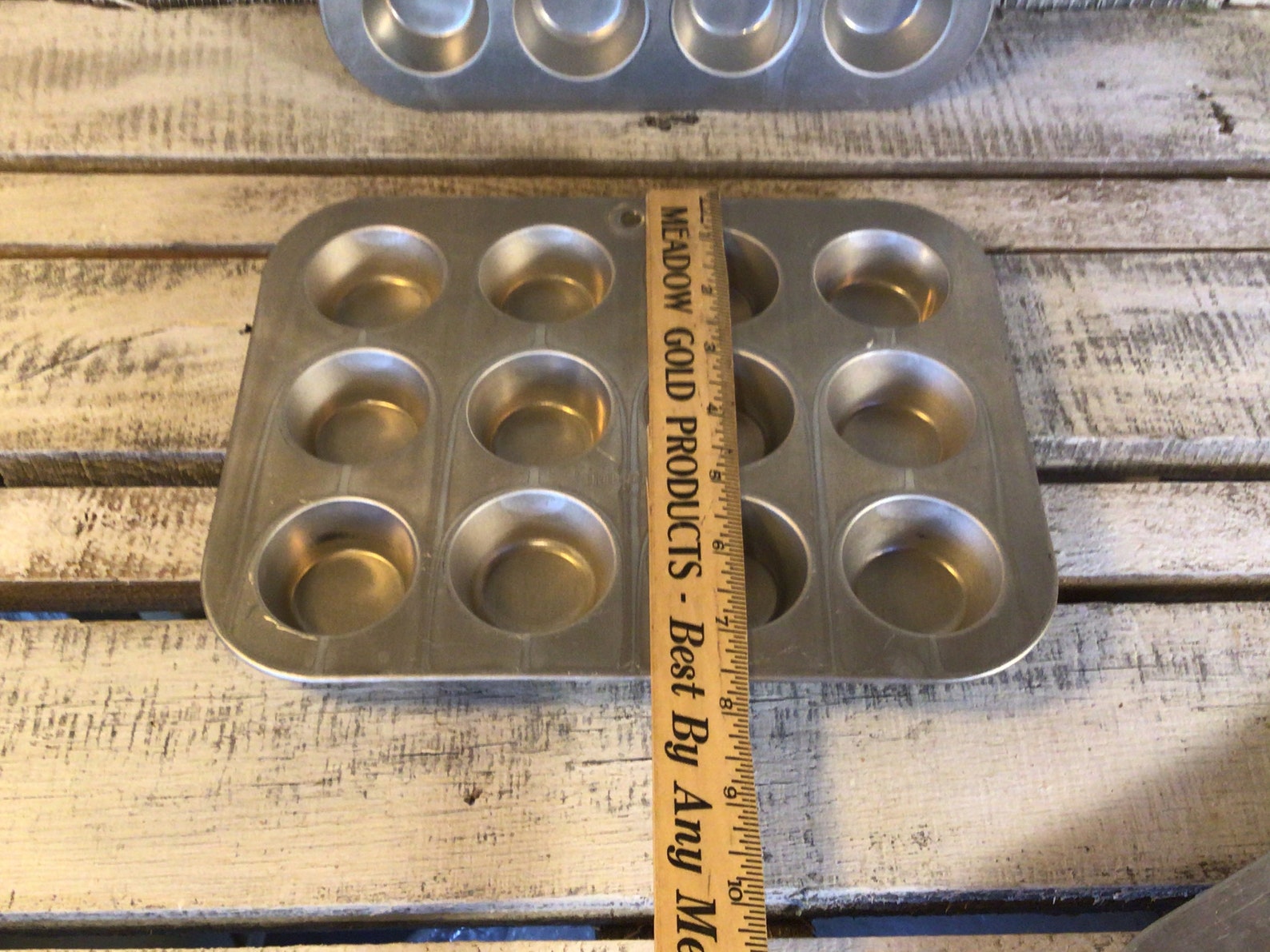 Vintage Pair Mini Muffin Tins Kitchen Pride by Mirro Aluminum Etsy