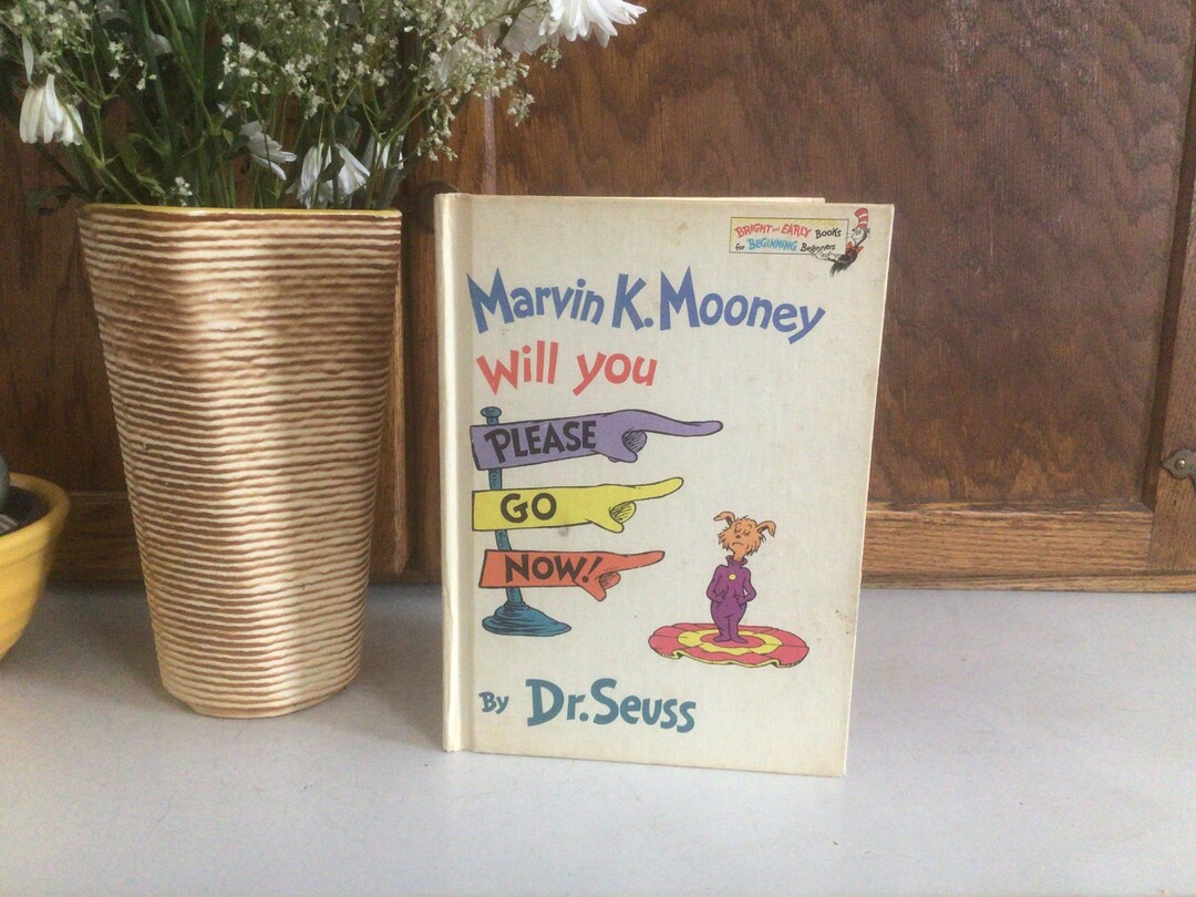 Vintage Dr Seuss Book Marvin K Mooney 1972 Book Club First Edition