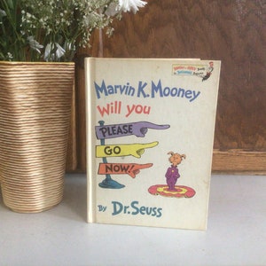 Vintage Dr Seuss Book Marvin K Mooney 1972 Book Club First Edition ...