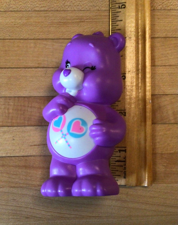 small plastic care bears